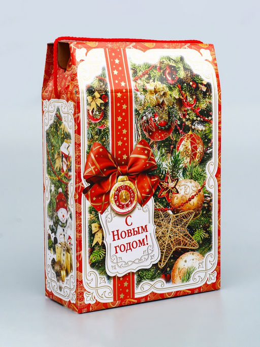 Коробка подарочная новогодняя Яркий праздник 22.5?34?10 см - Simaland фото 4