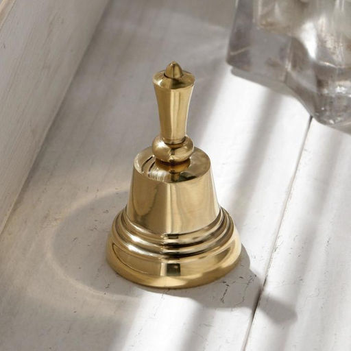 Колокольчик Валдайский Позвонок №3, полированный, с короткой ручкой, d=40 мм - Simaland фото 2