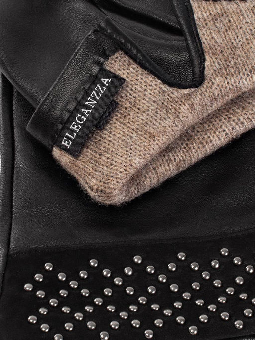 Перчатки женские 100% ш IS946 black - Eleganzza фото 4