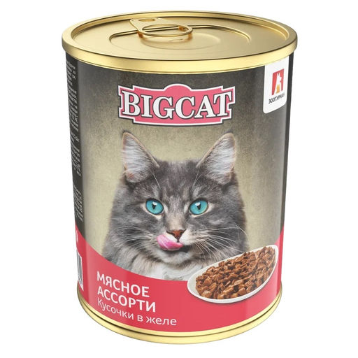 Консенрвы для кошек мясное ассорти, кусочки в желе