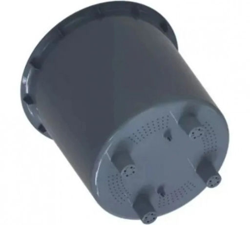 Горшок для цветов 6,5л d217 h215мм серый GENIUS