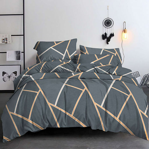 Постельное белье, комплект 1,5 спальный "Марс" 3 предмета: пододеяльник 145х215см, простыня 150х220см, 1 наволочка 50х70см с клапаном-запахом, полисатин "Премиум" 90г/м2, упаковка "классическая" ПВХ 32х41см, "Домашняя мода" (Россия)