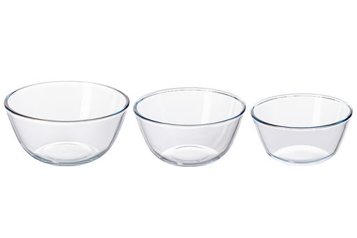 Набор 3 салатников 1,6 л, 2,1 л, 2,7 л Crystal glass стекло - Elan gallery фото 7