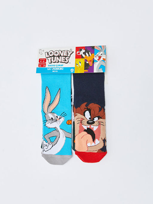 Looney Tunes Desenli Erkek ?ocuk Soket ?orap 3l? - Waikiki фото 3