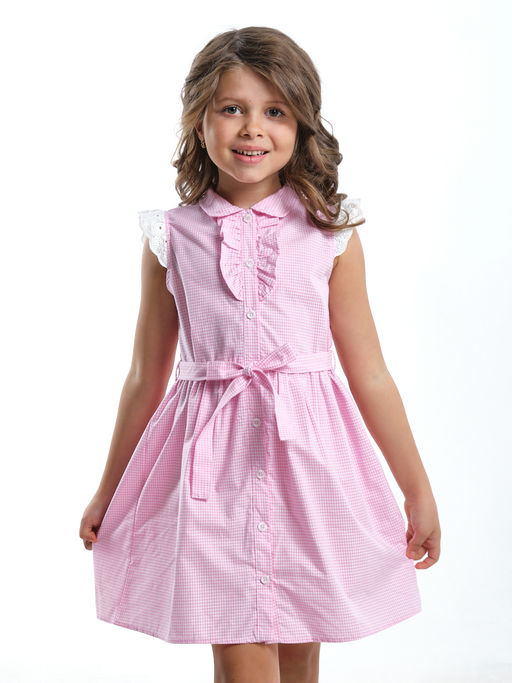 Платье летнее вечернее UD 4563 роз.клетка - Mini maxi фото 2