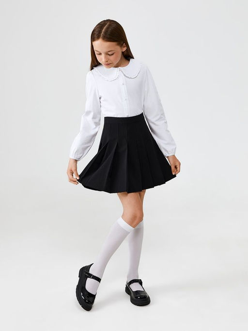 ACOOLA / Блузка детская для девочек Roberta белый фото 6