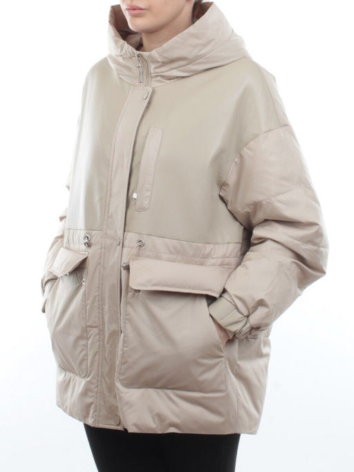 M24-211 BEIGE Куртка демисезонная женская (100 гр. синтепон) - Fashion фото 5