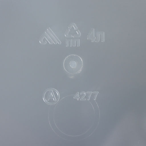 Контейнер для хранения Альтернатива, 4 л, 19.5×19.5×17.5 см, с крышкой, пластик, прозрачный