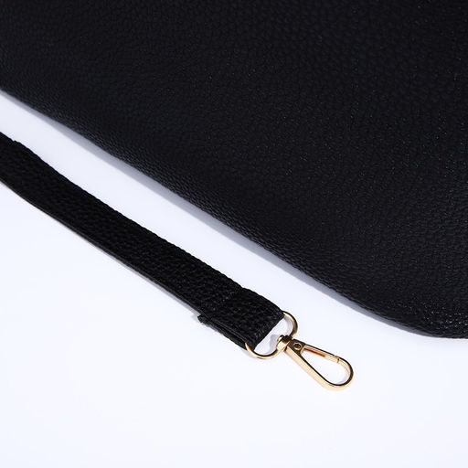 Сумка-тоут на молнии, цвет чёрный - Simaland фото 5