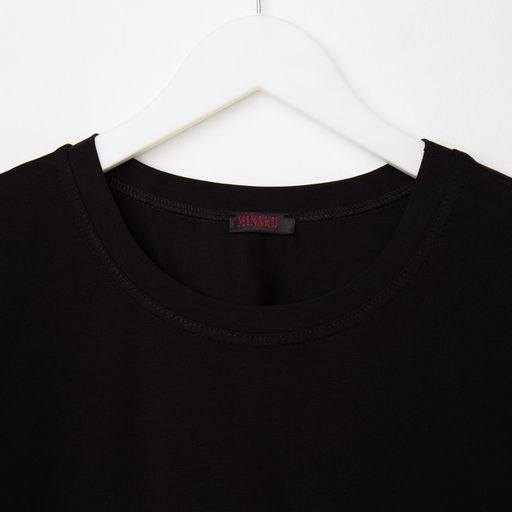 Футболка мужская MINAKU: Basic line MAN, размер 56, чёрная