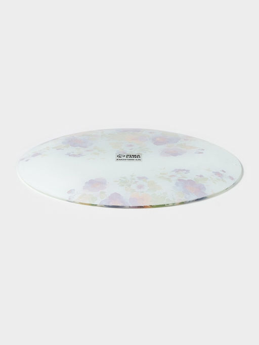 Тарелка Доляна Букет незабудок, d=25 см, стекло, рисунок  фото 3