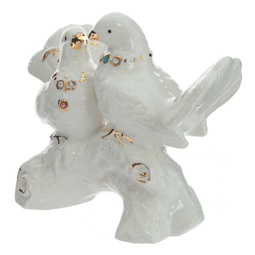 Фигурка декоративная "Голуби", L16 W9,5 H11,5 см