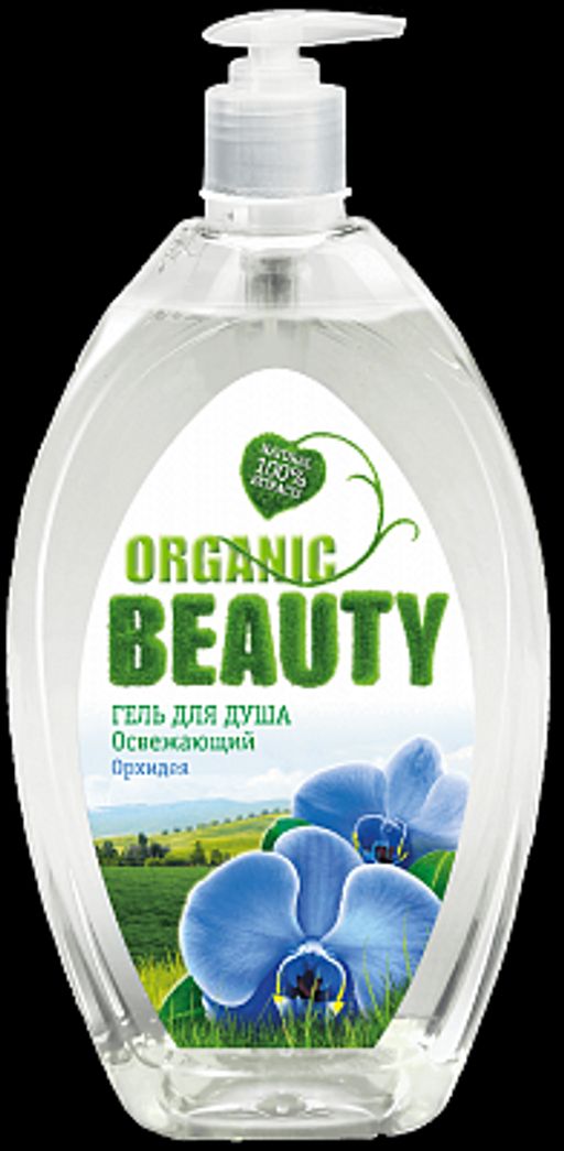 Organic Beauty Гель-душ (1л) Освежающий Орхидея (6) /11119/