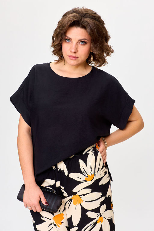 Костюм Michel Chic 1384 черный, ромашка  фото 2