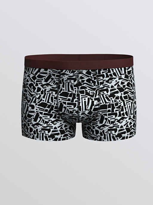 Standart Kal?p Pamuklu Esnek Erkek Boxer 3l? - Waikiki фото 3