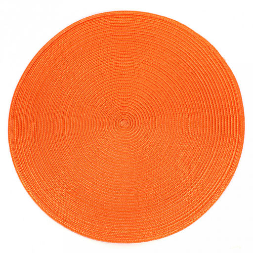 Салфетка под горячее (термосалфетка) "Круглая" д38см оранжевый (Китай)