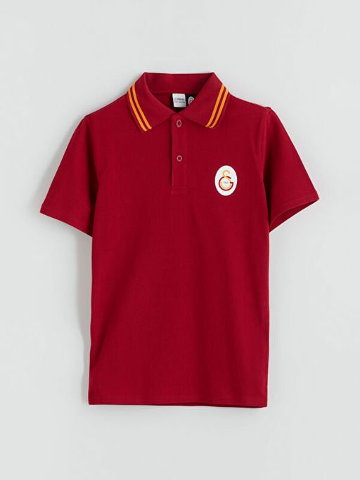 Polo Yaka Galatasaray Bask?l? Erkek ?ocuk Ti??rt
