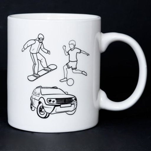 Кружка 380 мл Друг в наборе с 4 стопками 80 мл / SF-278 /уп 12/72/ - ГалеонТрейд фото 6