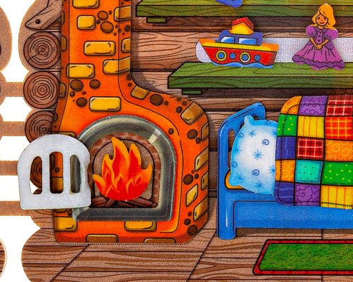 Развивающая книжка из фетра Домик Дедушки Мороза - Smiledecor фото 5