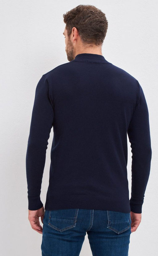 Джемпер F121-01-889 navy - Fine joyce фото 7