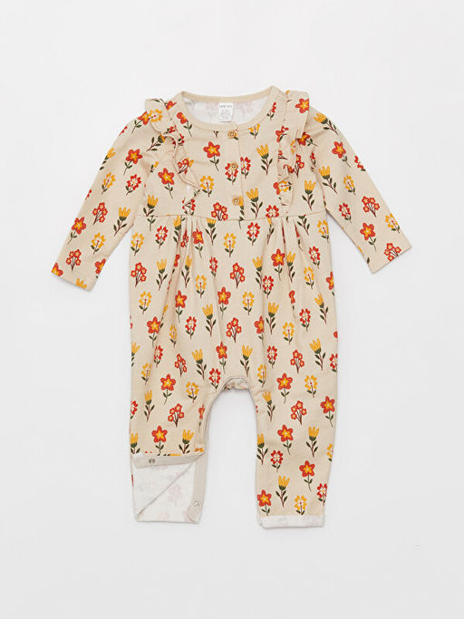 Bisiklet Yaka Uzun Kollu K?z Bebek Tulum - Waikiki фото 2