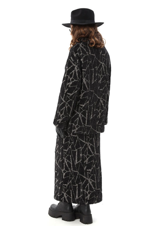 Юбка NIKVA н907-3 черная геометрия  фото 2