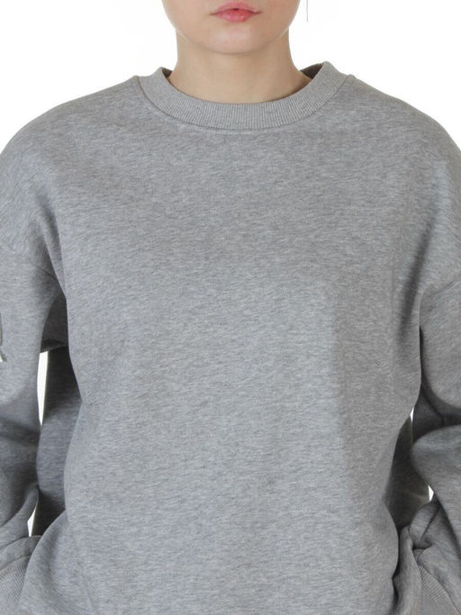 3416/3417 GRAY Костюм спортивный утепленный женский (95% хлопок, 5% эластан)