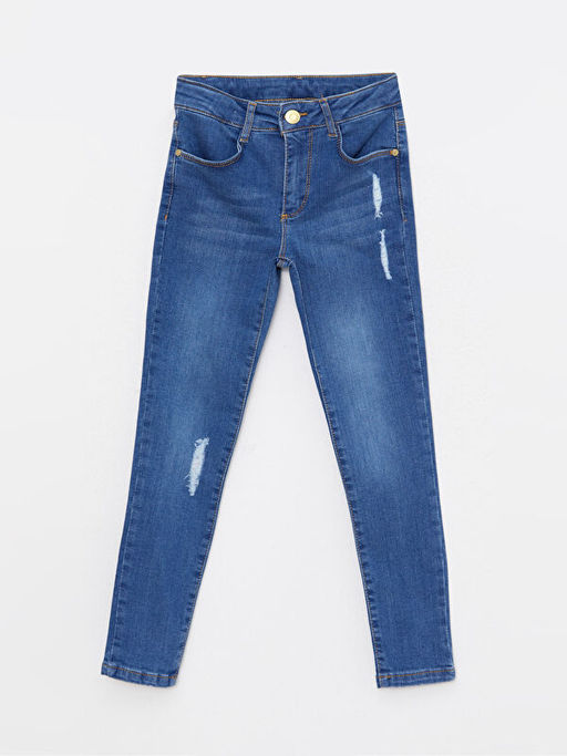 Basic K?z ?ocuk Jean Pantolon