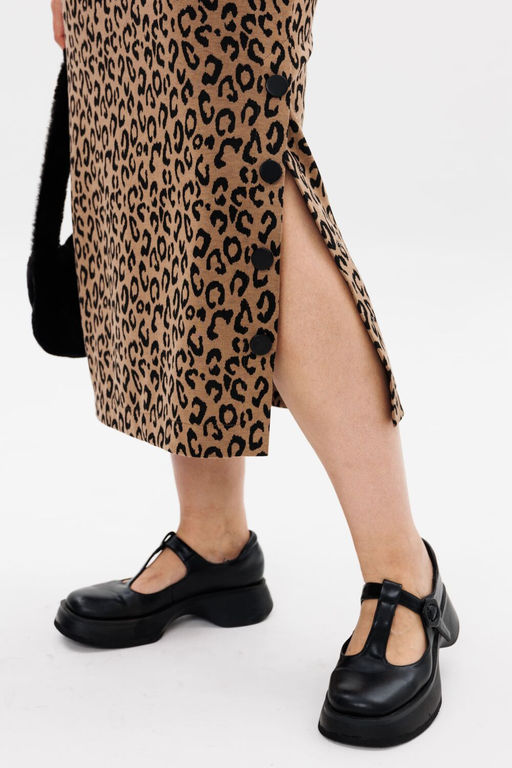 Платье ANELLI 1498 цейлонский леопард  фото 9
