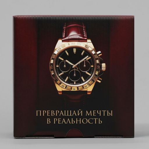 Коробка подарочная складная, упаковка, «Достигай вершин», 15×15×7 см