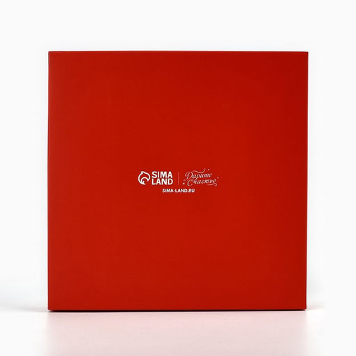 Цена за 5 шт. Коробка для для муссовых пирожных «С Новым годом», 17.5×17.5×6.5 см