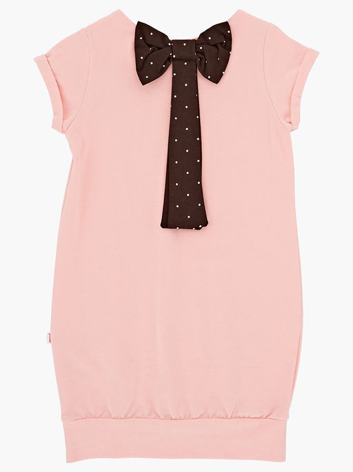 Платье для девочки UD 0633 крем-розовый - Mini maxi фото 4
