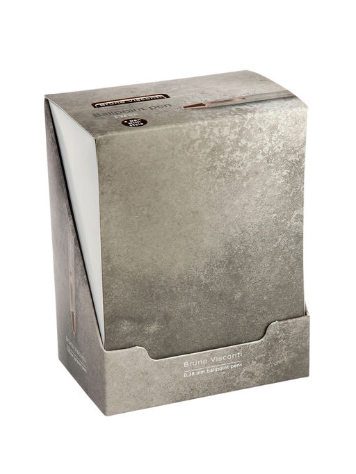 Цена за 2 шт. Ручка шариковая автоматическая Bruno Visconti stone, стержень синий, 0.38 мм