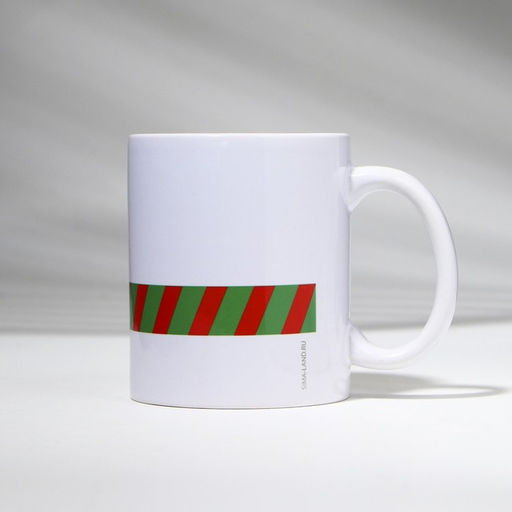 Кружка керамическая новогодняя «Снеговик», 320 мл