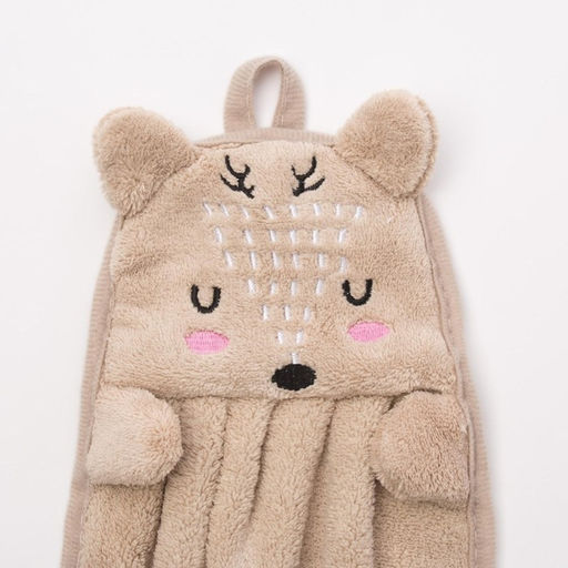 Салфетка декоративная Доляна Олень 25х34 см, 280 г/м2 микрофибра, 100% п/э  фото 3