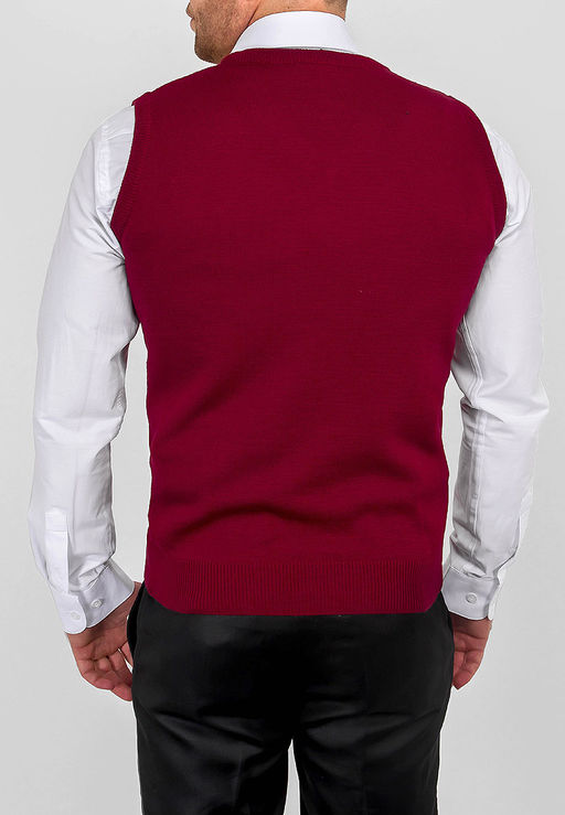 Жилет мужской CASINO c125-бордовый  фото 3