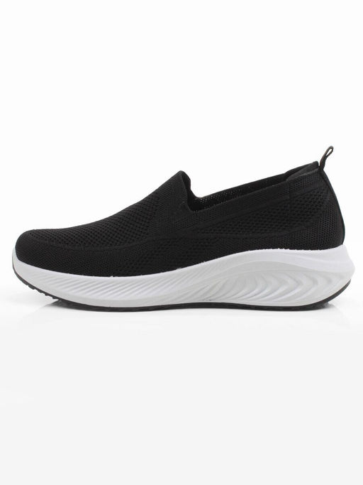 05-TEX-D04-02 BLACK Полуботинки спортивные летние мужские (текстиль)