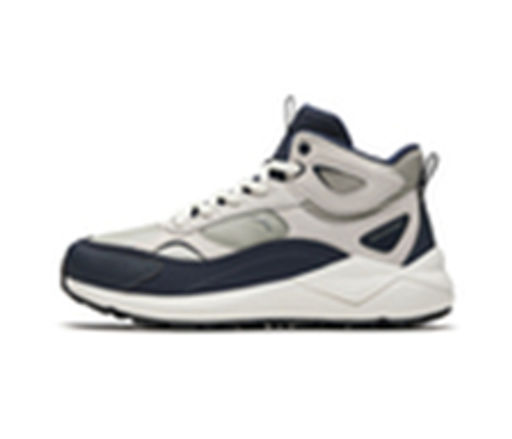 Кроссовки повседневные утепленные Серый/Темно-синий