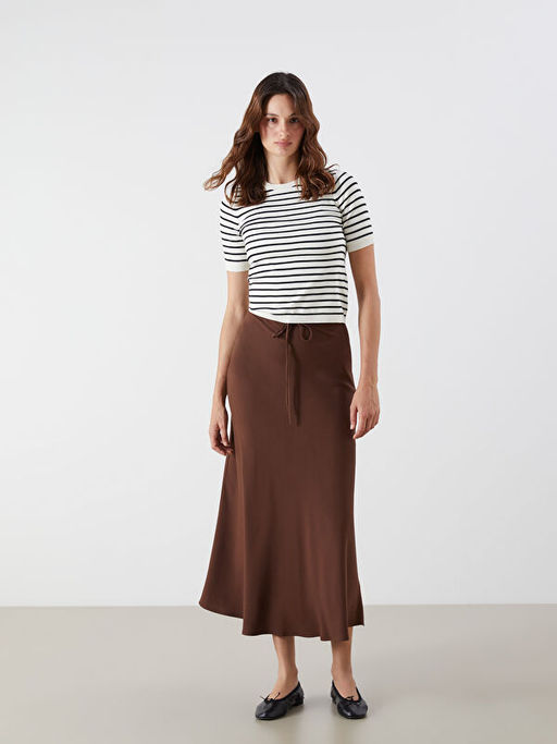 Beli Fermuarl? Keten Kar???ml? A Kesim Etek