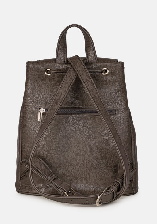 Рюкзак Модель №1581 | кожзам | гладкий | серый | Р921-9 | 33005 - L-craft фото 3