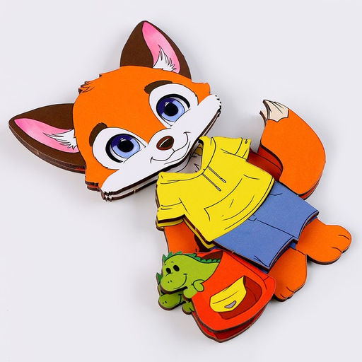 Настольная игра на липучках Лисёнок - Лесная мастерская фото 3