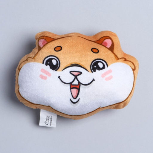 Игрушка для кошек с мятой Хомячок, 12 х 9,2 см - Пушистое счастье фото 3