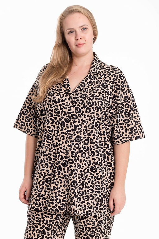 Костюм М325181бч бежевый/черный - Елена фото 6