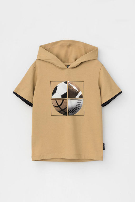 К 302305/светло-коричневый фуфайка для мал