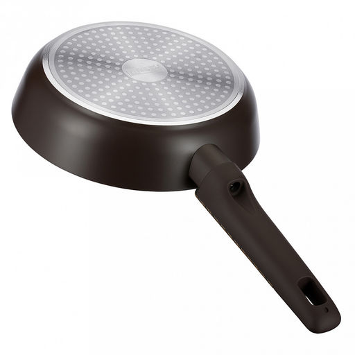 Сковорода с антипригарным покрытием Brownie д26см, h5,5см, s2,8мм, дно д3,5мм, индукционное дно д20,5см, алюминий, бакелитовая ручка с покрытием soft-touch, Regent (Китай) Подходит для всех видов плит, включая индукционную. - Домашняя мода фото 5
