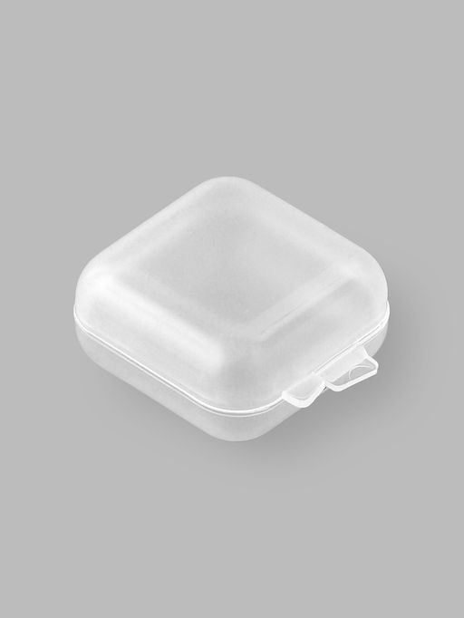 Бокс для хранения мелочей, 3.5×3.5×1.8 см, пластиковый, прозрачный