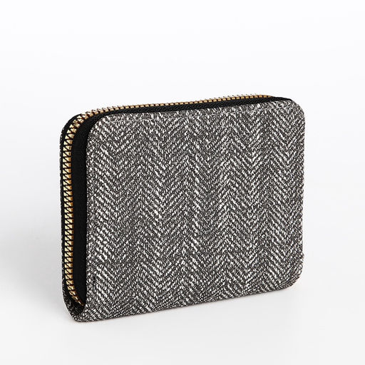 Кошелёк на молнии Сердечко, чёрный