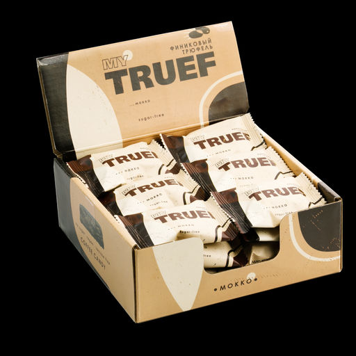 Трюфель финиковый Мy Truef мокко, 360 г | шоу-бокс  24 конфеты - Сибирский кедр фото 7