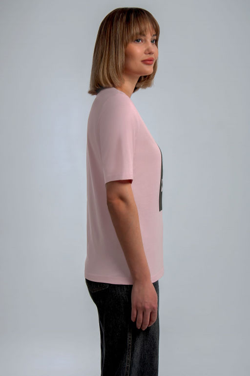 Арт. 31111 Футболка женская 44-52 (5 шт) Цвет:розовый - Калинка фото 18