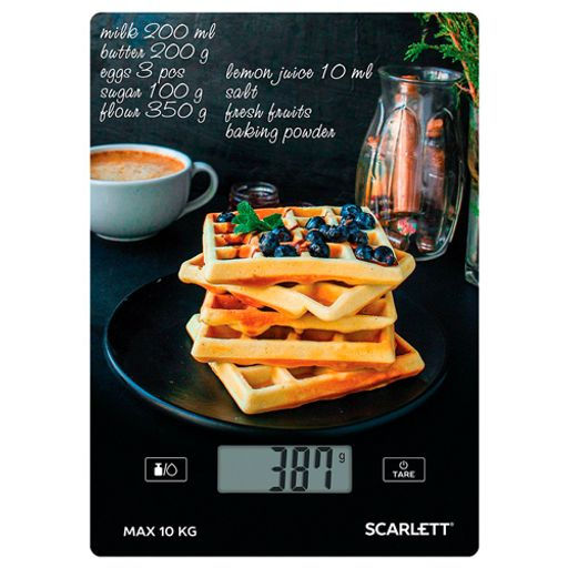 SC-KS57P75 Кухонные весы (ВАФЛИ)